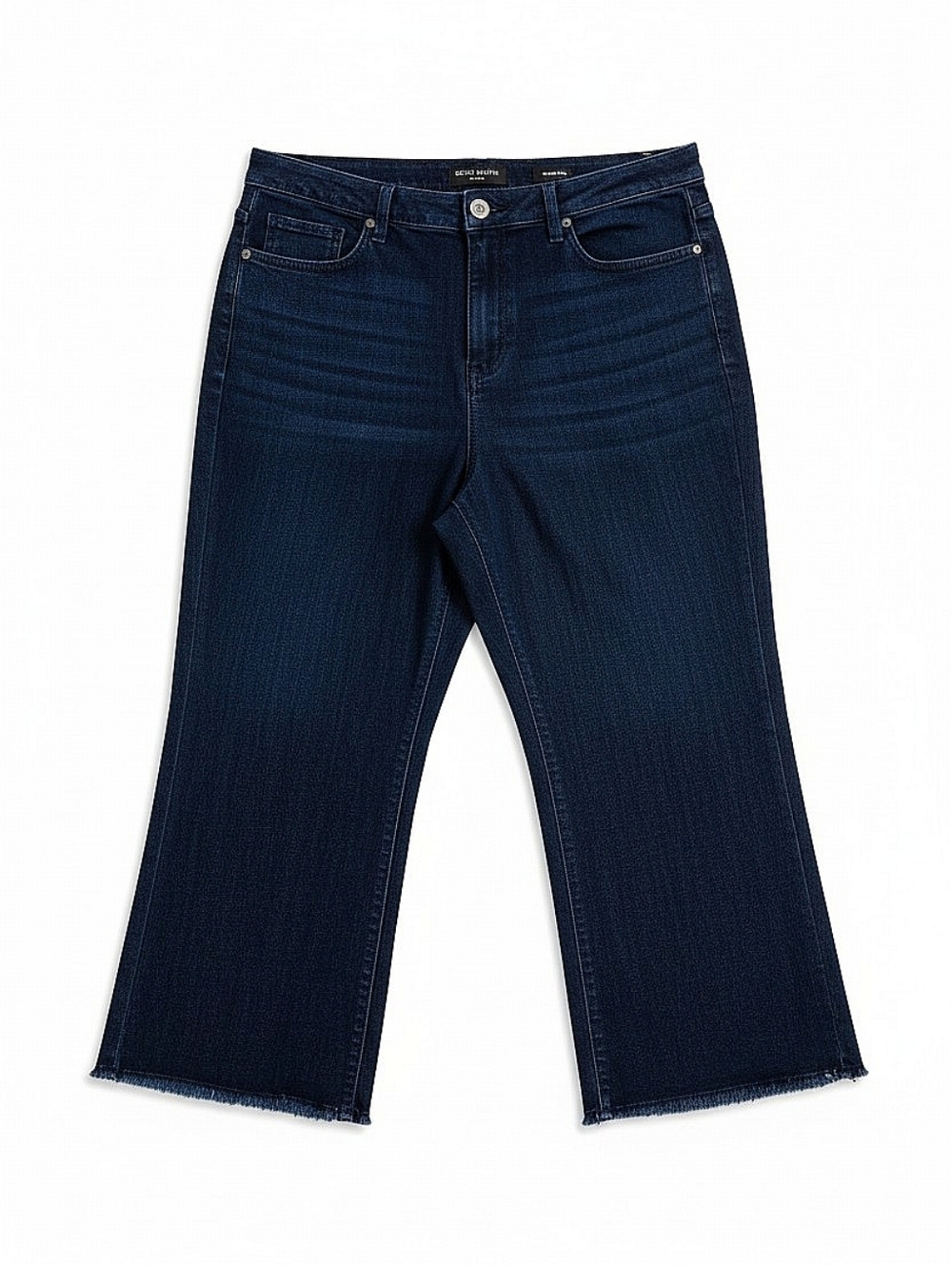NWT! Susan Graver Women's Dark Blue  Wide-Leg Jeans